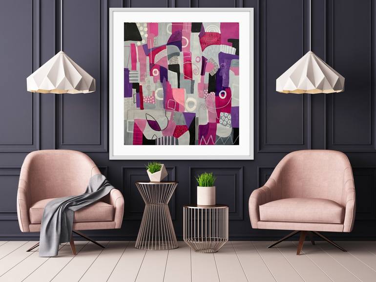 Original Abstract Painting by Rashna Hackett