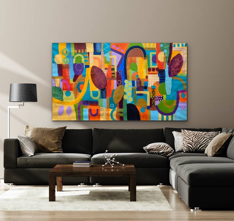 Original Abstract Painting by Rashna Hackett