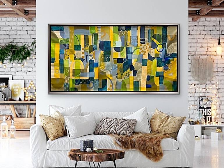 Original Abstract Painting by Rashna Hackett