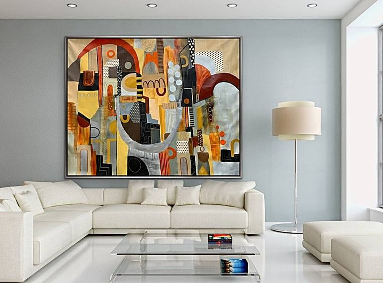 Original Abstract Painting by Rashna Hackett