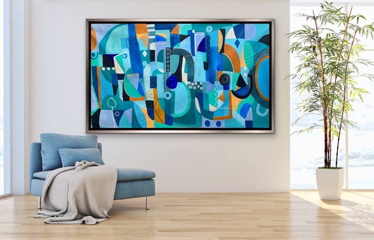 Original Abstract Painting by Rashna Hackett