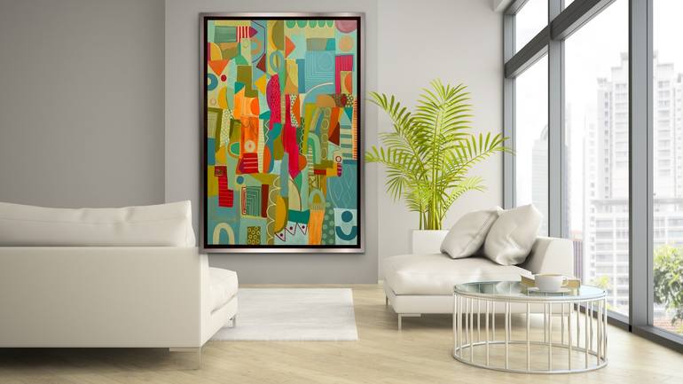 Original Abstract Painting by Rashna Hackett