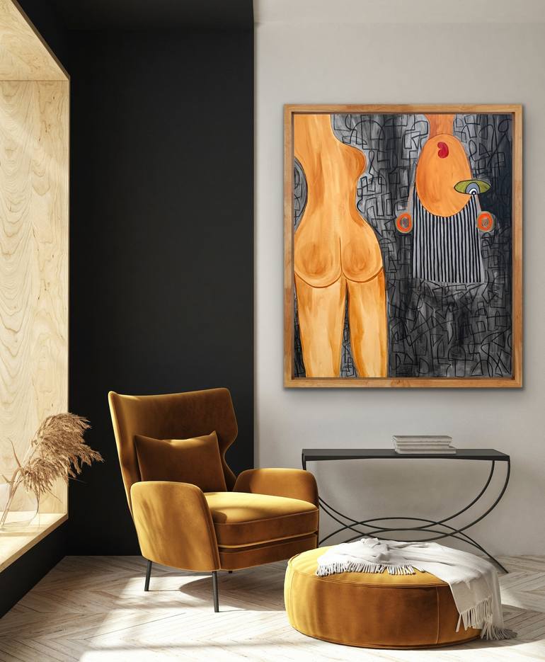 Original Conceptual Women Painting by Rashna Hackett