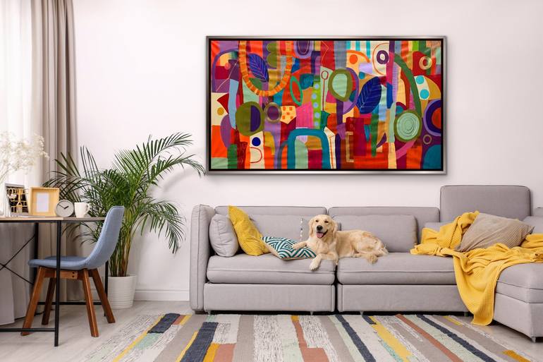 Original Abstract Painting by Rashna Hackett