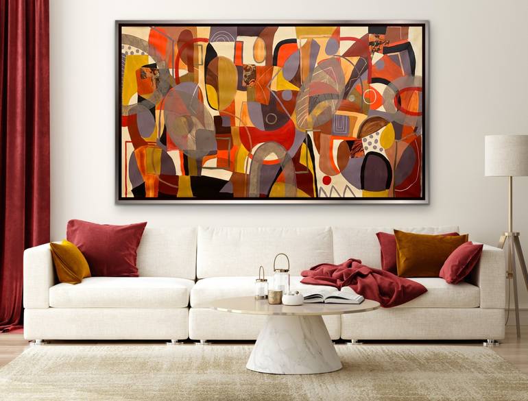 Original Abstract Painting by Rashna Hackett