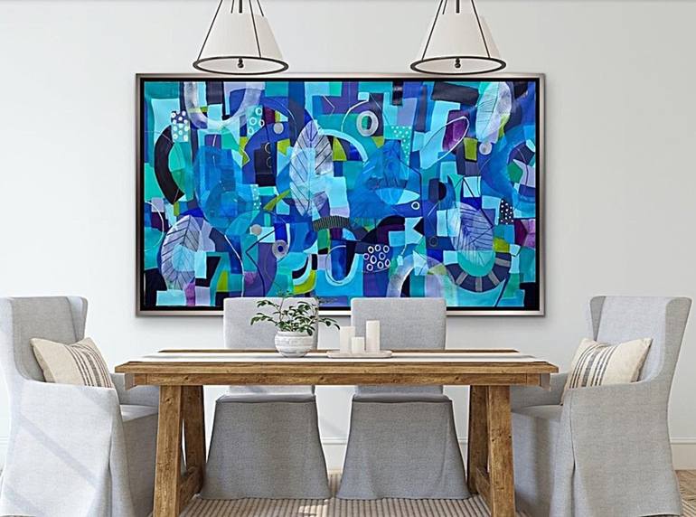 Original Abstract Painting by Rashna Hackett