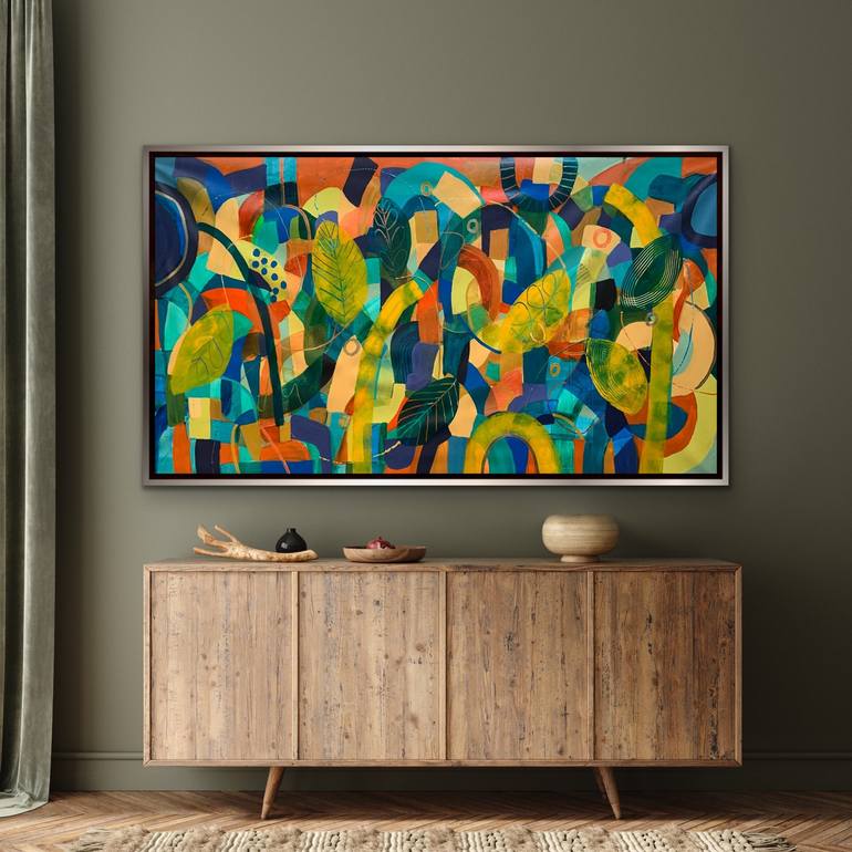 Original Abstract Painting by Rashna Hackett