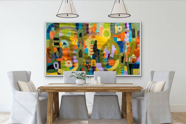 Original Abstract Painting by Rashna Hackett