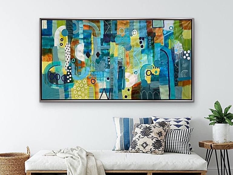 Original Abstract Painting by Rashna Hackett