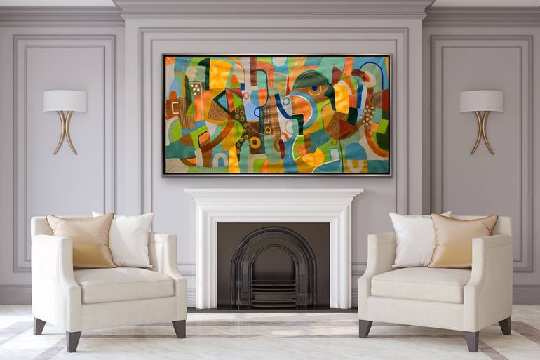 Original Abstract Painting by Rashna Hackett