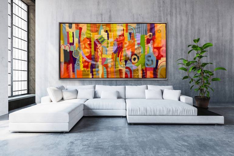 Original Abstract Painting by Rashna Hackett