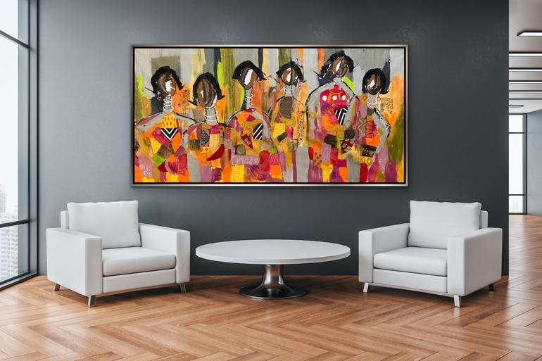 Original Conceptual Women Painting by Rashna Hackett