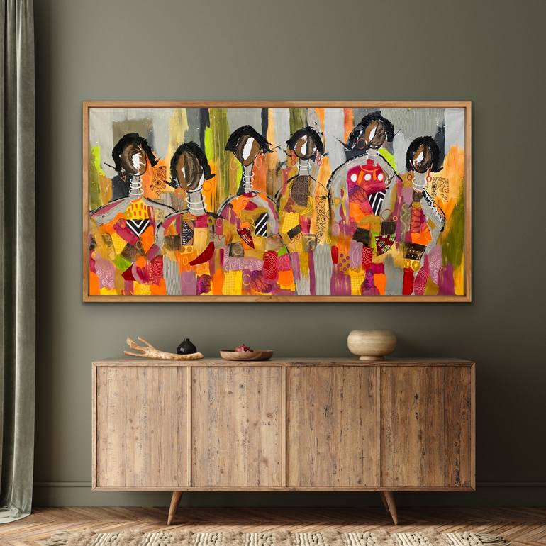 Original Conceptual Women Painting by Rashna Hackett