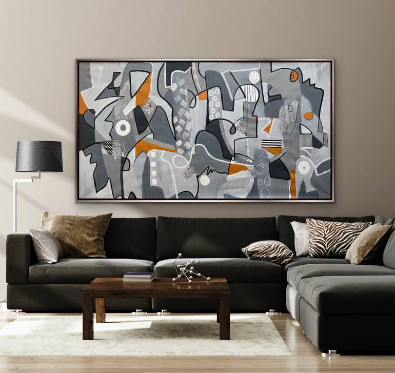 Original Abstract Painting by Rashna Hackett