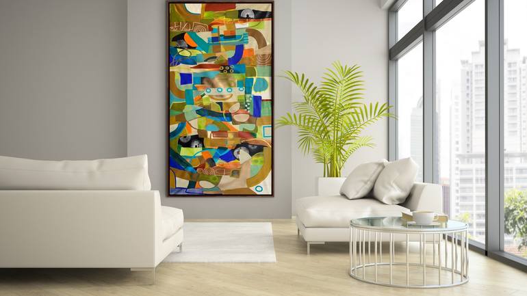 Original Abstract Painting by Rashna Hackett