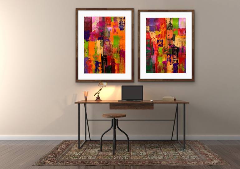 Original Abstract Painting by Rashna Hackett