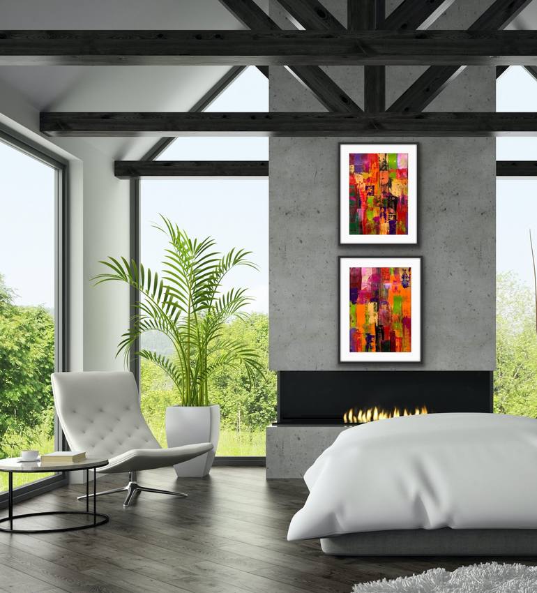 Original Abstract Painting by Rashna Hackett