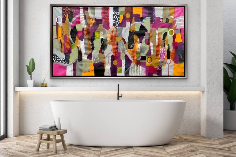 Original Abstract Painting by Rashna Hackett