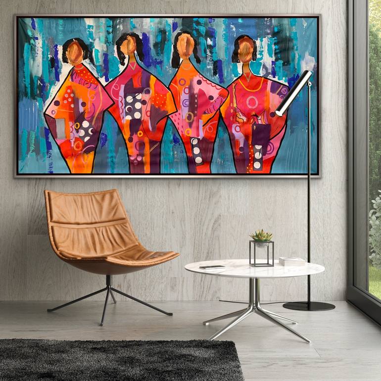 Original Abstract Painting by Rashna Hackett