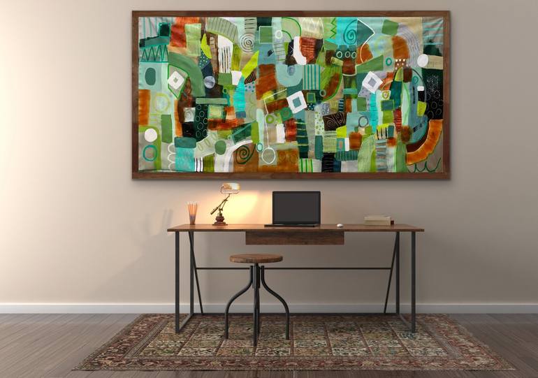 Original Abstract Painting by Rashna Hackett