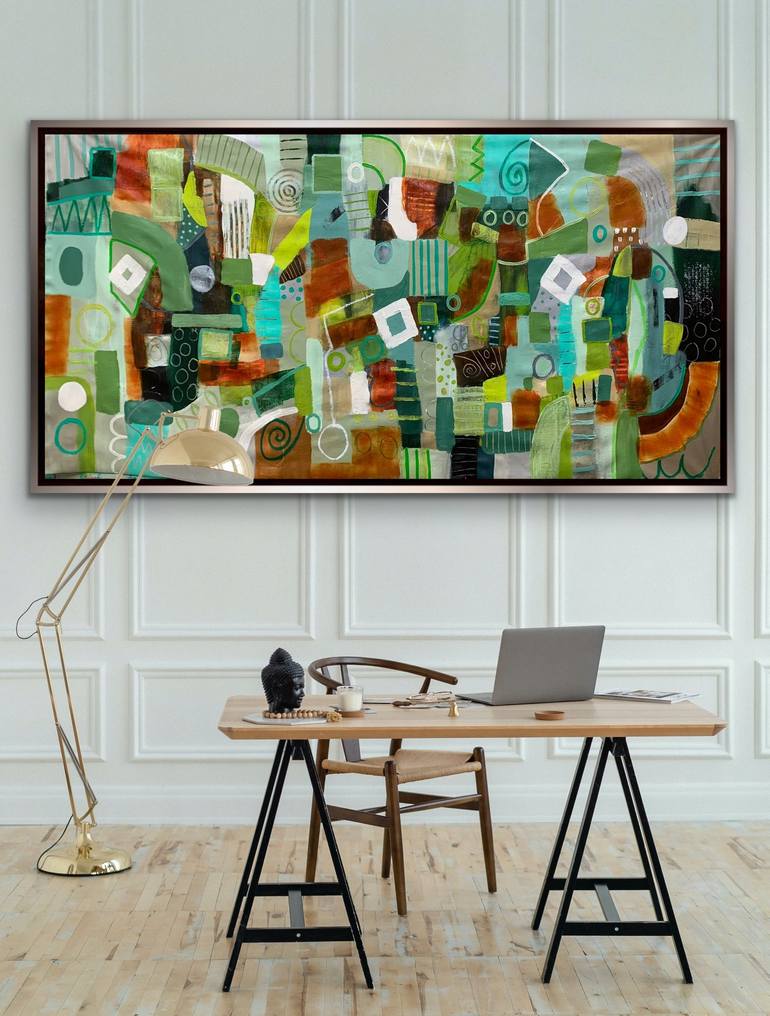 Original Abstract Painting by Rashna Hackett