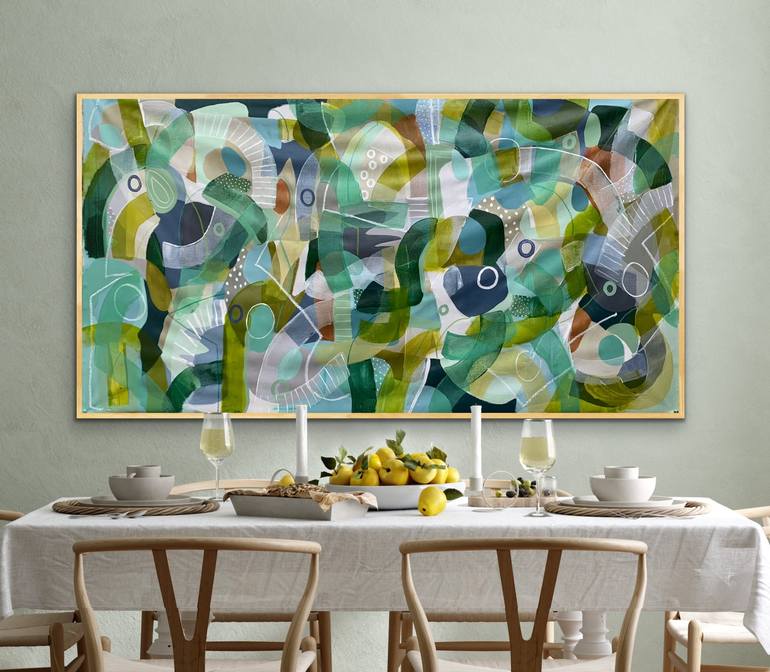 Original Abstract Painting by Rashna Hackett