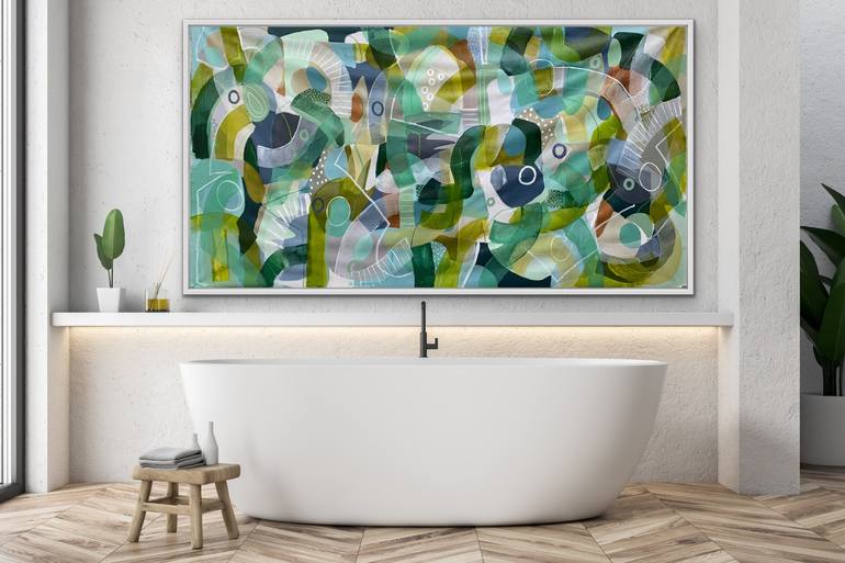 Original Abstract Painting by Rashna Hackett