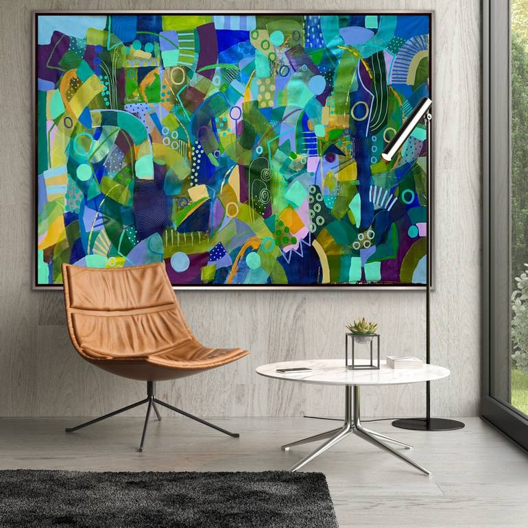 Original Abstract Painting by Rashna Hackett