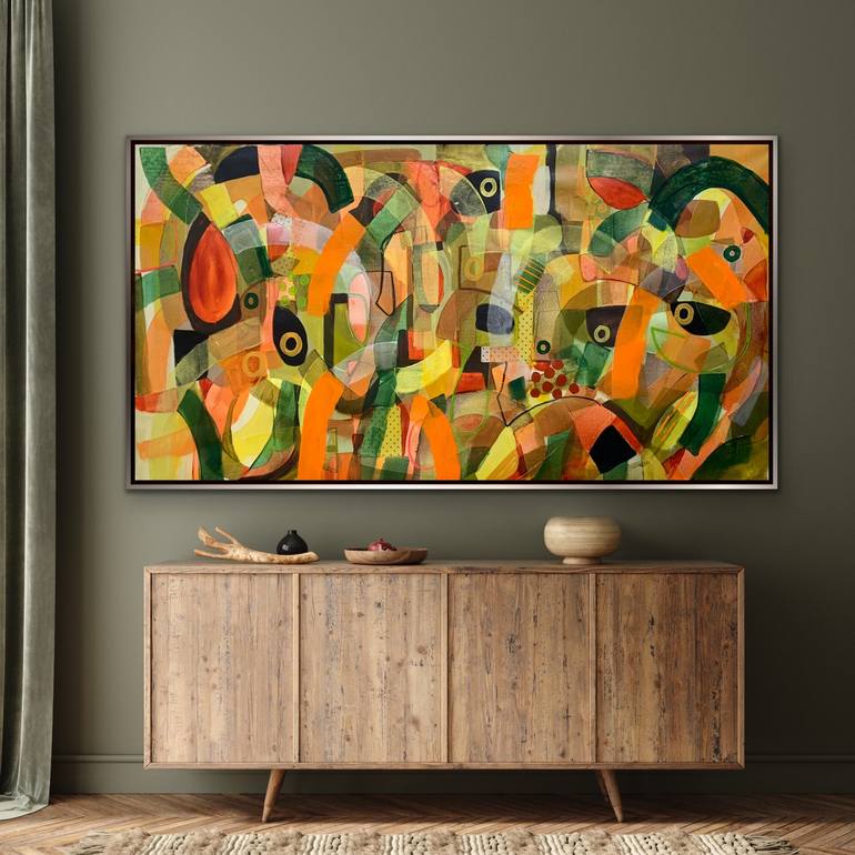 Original Abstract Painting by Rashna Hackett