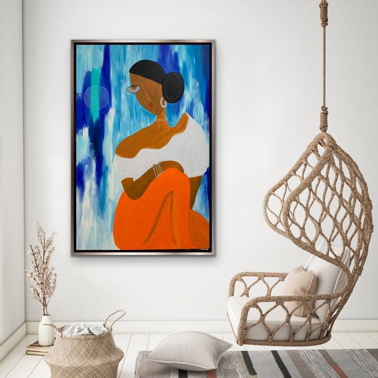 Original Conceptual Women Painting by Rashna Hackett