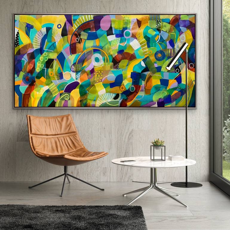 Original Abstract Painting by Rashna Hackett