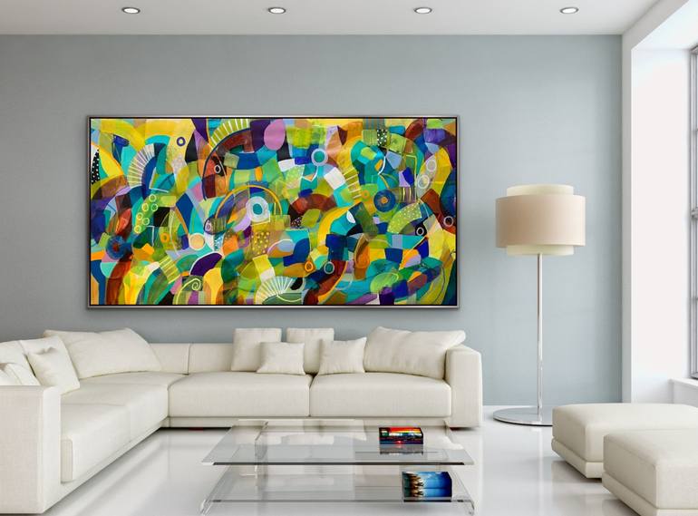 Original Abstract Painting by Rashna Hackett