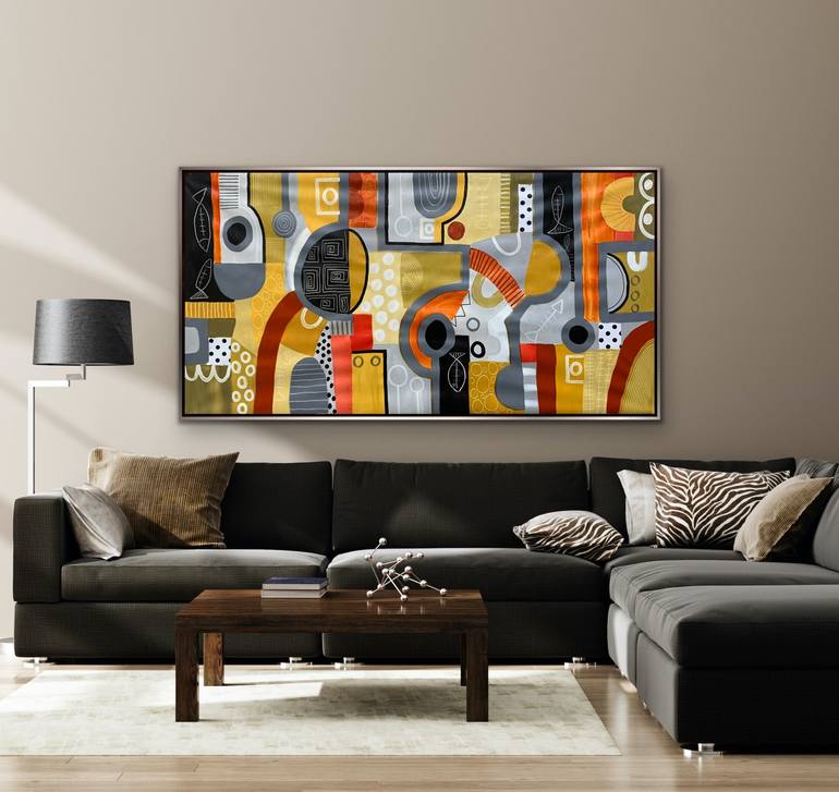 Original Abstract Painting by Rashna Hackett