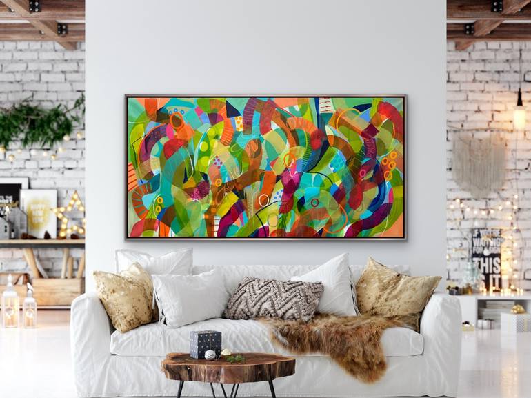 Original Abstract Painting by Rashna Hackett