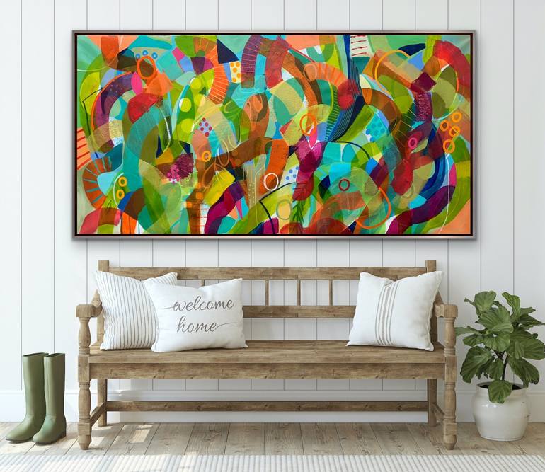 Original Abstract Painting by Rashna Hackett