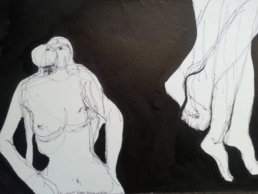 Original Figurative Body Drawings by EMPAR BOIX