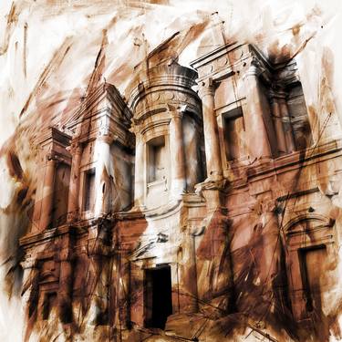 Print of Architecture Paintings by Gull G