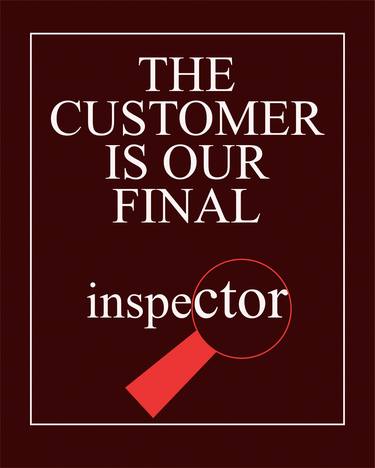 The Customer is our final inspector thumb