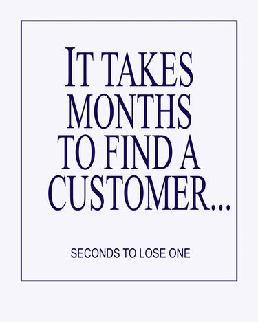It takes months to find a customer thumb