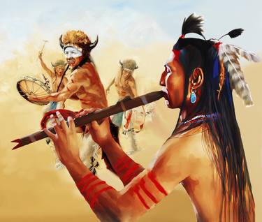 Native American Dance art 45ht thumb