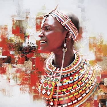 African Woman art 5tl05 thumb