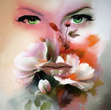 Original Floral Paintings by Gull G