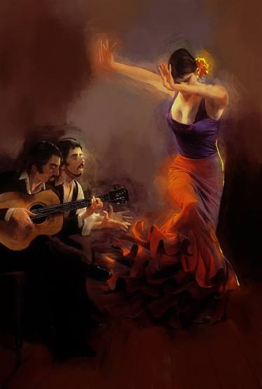 Flamenco dancing art gh5ma thumb
