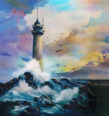 Original Seascape Paintings by Gull G