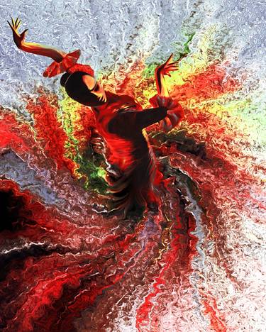 Abstract Flamenco dance 4500r thumb
