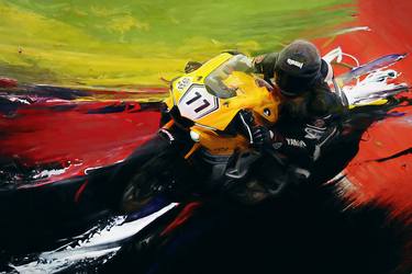 Original Sports Paintings by Gull G