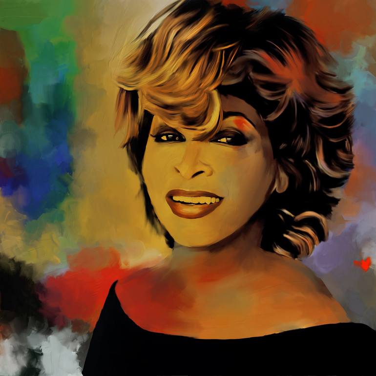 Tina Turner Singer Painting by Gull G | Saatchi Art