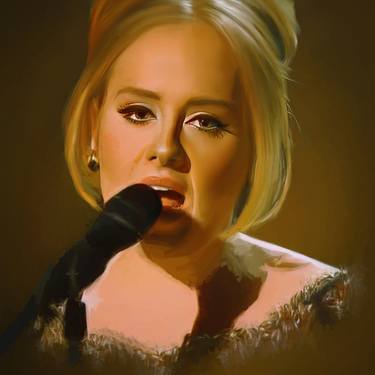 Print of Celebrity Paintings by Gull G