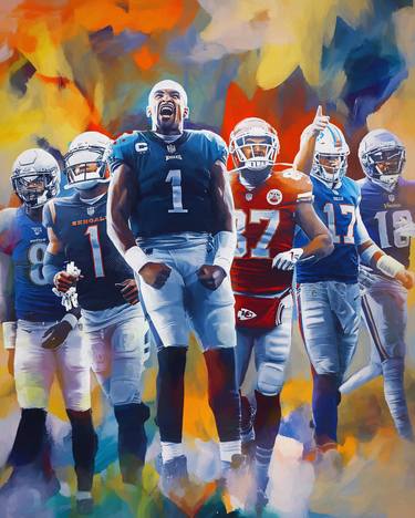 Original Sports Paintings by Gull G