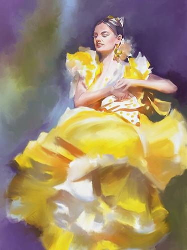 Female Flamenco dancing 9883 thumb